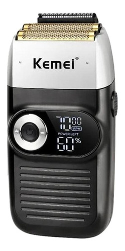 Máquina Afeitadora Kemei Km-2026 Negra 110v/240v