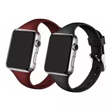 2pack Sports Silicone Band,compatible With Apple Watch Bands