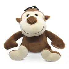 Macaco De Pelúcia Safari 25cm Decoração Infantil
