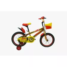 Bicicleta Rin 20 Para Niños Con Luz Led Metalizada, Deporte 