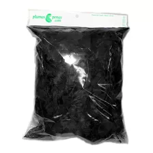 Pena De Galinha 100g (apx. 600 Unidades) Cor Preto