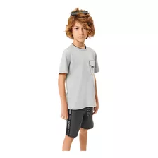 Conjunto Infantl Juvenil Menino Camiseta E Bermuda Catavento