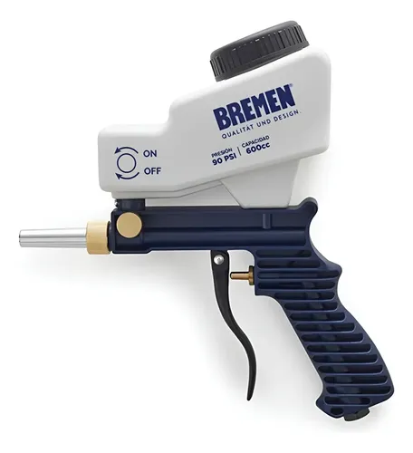 Pistola Arenadora Gravedad Bremen Cuerpo Metalico 4648 Dgm
