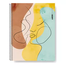 Cuaderno Arte Minimalist 16x21 Cm 80 Hojas Espiral Rayado