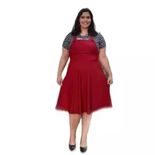 Vestido Salopete Roupa Feminina Plus Size Evangelica Atacado