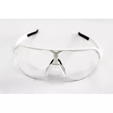 Oculos Ciclismo Rover - Genesi Branco Lente Transparente