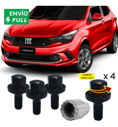 Birlos De Seguridad Fiat Argo - Garanta Antirrobo - Full! Foto 2