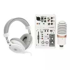 Kit De Streaming Yamaha Ag03mk2 Lspk Mixer + Auricular + Mic