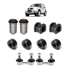 Kit 10 Buchas Suspensão Dianteira E Bieletas Pajero Tr4