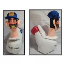 Muñeco Skibidi Toilet Figura Juguete Police Peluche 47 Cm