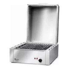 Parrilla Electrica Nogal 53 Cm Acero Inox Cook & Food Color Plateado