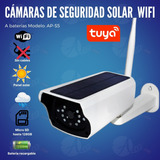 CÃ¡mara De Seguridad Wifi Con Panel Solar Recargable Tuya Sma