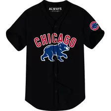 Camisola Jersey Chicago Cubs M3 Negro Ch M G Eg 2eg