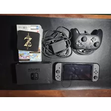 Nintendo Switch V2 + Acessórios E Jogos 