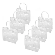 Bolsas De Regalo De Pvc Transparente De 30 Piezas Con Asas