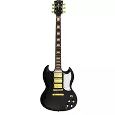 Tokai Sg65sbb Guitarra Electrica Tipo Sg 3 Humbuckers Negro