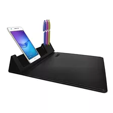 Mouse Pad Soporte Celular Lapicero Cuero Pu Newo Nw-mps01