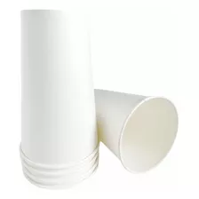 50 Vasos Desechables Biodegradables 16 Oz Papel Pla