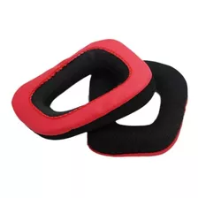 Espumas Almofadas Earpads Para Logitech G230,g430,g930 E G35 Cor Vermelho