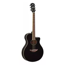 Guitarra Electroacústica Yamaha Apx600 Para Diestros Black Palo De Rosa Brillante