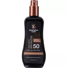 Australian Gold Protector Spf 50 Spray Gel Instant Bronzer