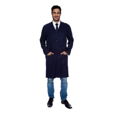 Jaleco Masculino Gabardine Azul Marinho