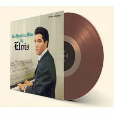 Lp Limitado De Vinil De Bronze De Elvis Presley His Hand In Mine