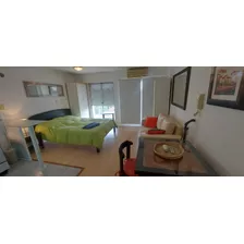 Hermoso Monoambiente Equipado Contrato Anual Con Garantia 5 Meses Deposito Bv España A 2 De La Rambla Gc 4800 Piscina, Lavadero , Vig 24 Horas Piso 9 Con Balcon 