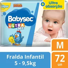 Fralda Infantil Ultrasec Galinha Pintadinha Babysec Gênero Sem Gênero Tamanho M