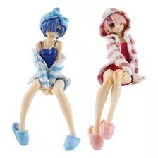 Set De Coleccion Figuras Kawai Ren & Ram Anime