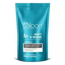 Saloon Professional Shampoo Soft & Shine Azul Issue 900ml