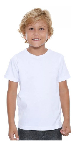 20 Camisa Infantil Poliéster Blusa Sublimação Atacado