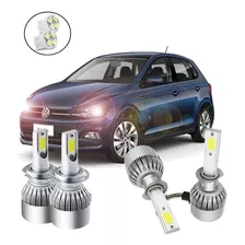 Kit Lâmpadas Polo Led Farol Alto E Baixo 2018 2019 2020 C6