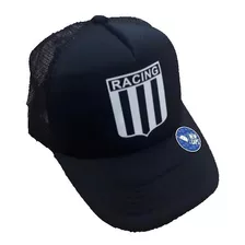 Gorra Trucker Escudo Racing Blanco Cod #84