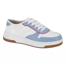 Tênis Feminino Moleca Flatform Cadarço Casual Original