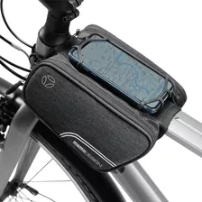 Bolso Para Bicicleta Porta Celular Con 2 Compartimientos 