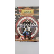 Box Dvd Coleção Super Heróis Do Cinema Capitão América Ler D