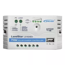 Controlador De Carga Solar Pwm 10a - 12/24v, Usb, Epever