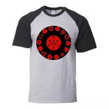 Camiseta Naruto Sharingan Rinnegan Mangekyou 