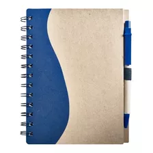 Agenda Ecologica #16 Con Esfero Marcamos 1 Tinta Logo Azul