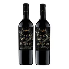 Vino Diablo Black Cabernet Sauvignon 750cc X 2 Unidades.