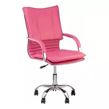 Cadeira De Escritório Giratória Lux Pink