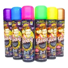 Tinta Temporária Para Cabelo Spray Glitter 150ml -kit Com 12