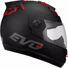 Capacete De Moto Fechado Preto Fosco G8 Evo Pro Tork