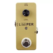 Pedal De Efecto Cuvave Mini Looper Amarillo