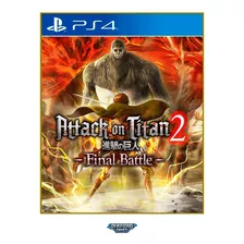 Attack On Titan 2 Final Battle Ps4 Mídia Física