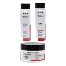 Kit Pós Química Shampoo E Condicionador + Máscara Vita Derm