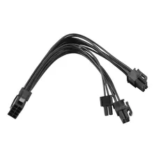 Cable Pci-e 8pin-dual 6+2pin Para Fuente De Poder