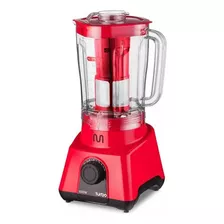 Liquidificador Multi Turbo Vermelho 2,6 Litros 1000w 220v 