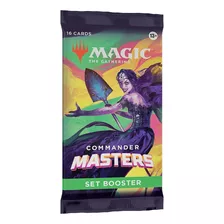 Magic Tg Sobre Set Booster Commander Masters Ingles M4e 